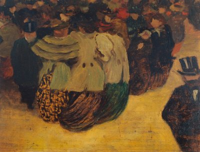 The Crowd (La Foule) by Felix Edouard Vallotton